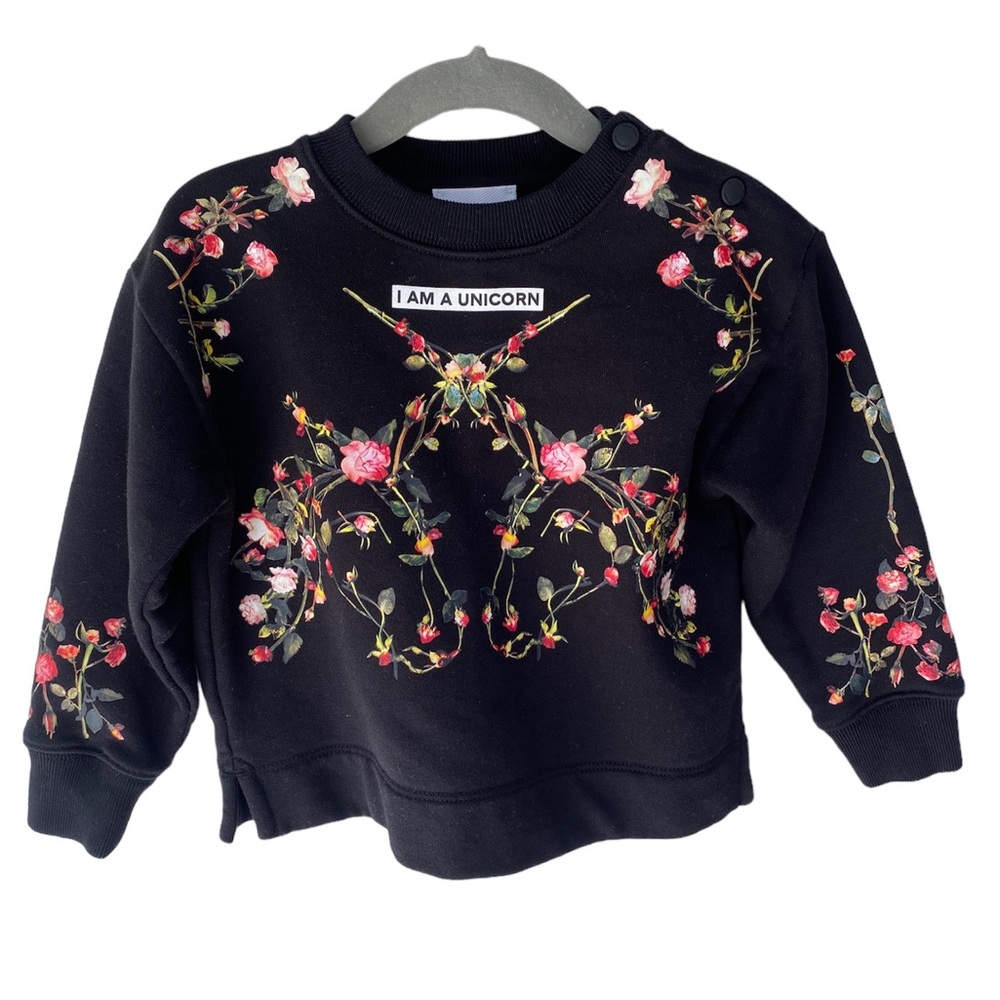 Burberry sweater unicorn roses design